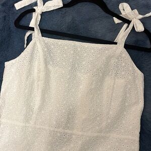 NWT - Floral eyelet dress